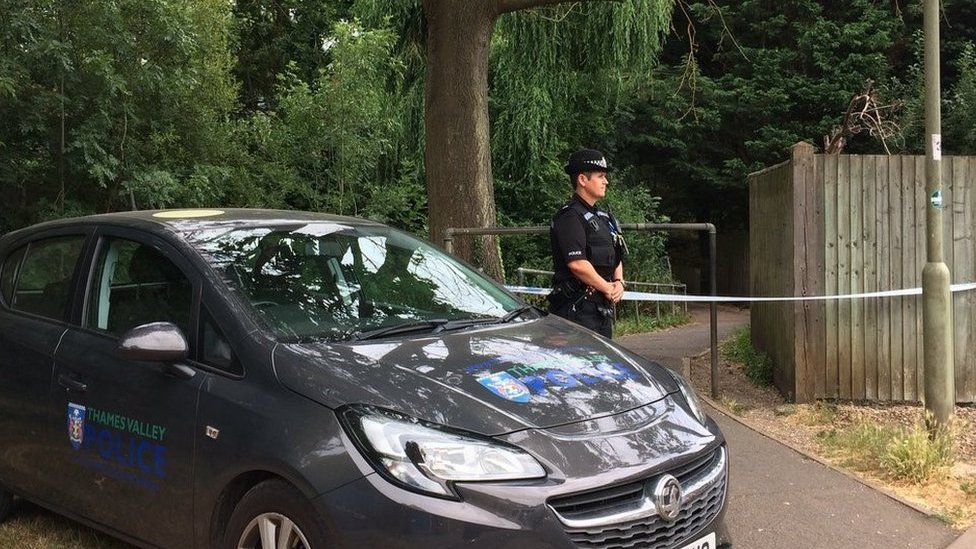 Police at scene of Abingdon stabbing