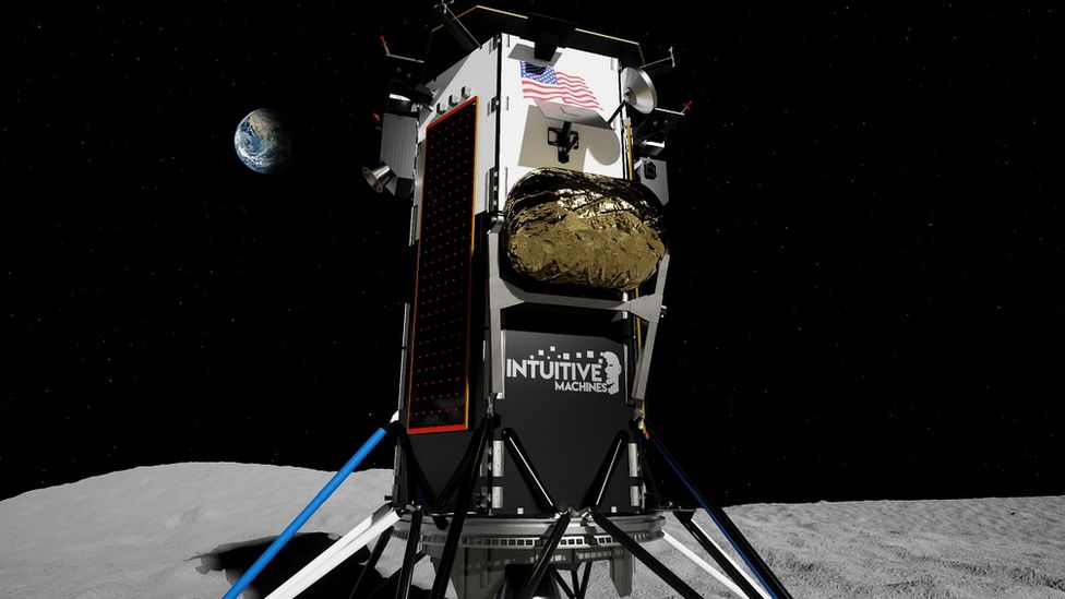 Nova-C lander built by Intuitive Machines