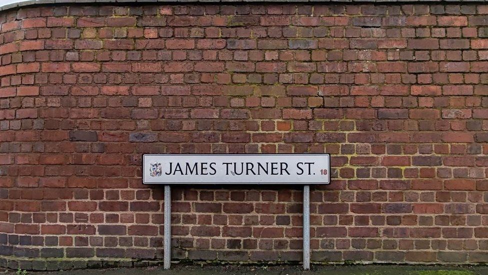 James Turner Street sign