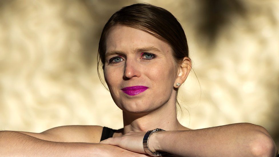 US whistleblower Chelsea Manning at an event hosted by the Institute of Contemporary Arts, in London, UK, 1 October 2018