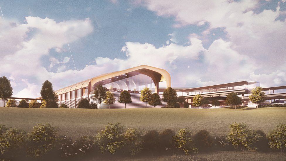 An artists impression of the planned Interchange station