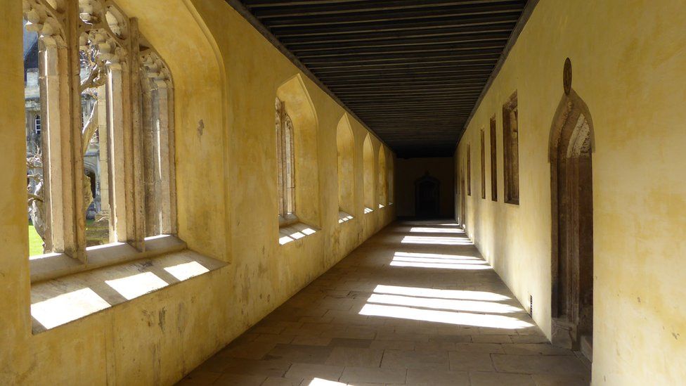 Magdalen College's cloisters