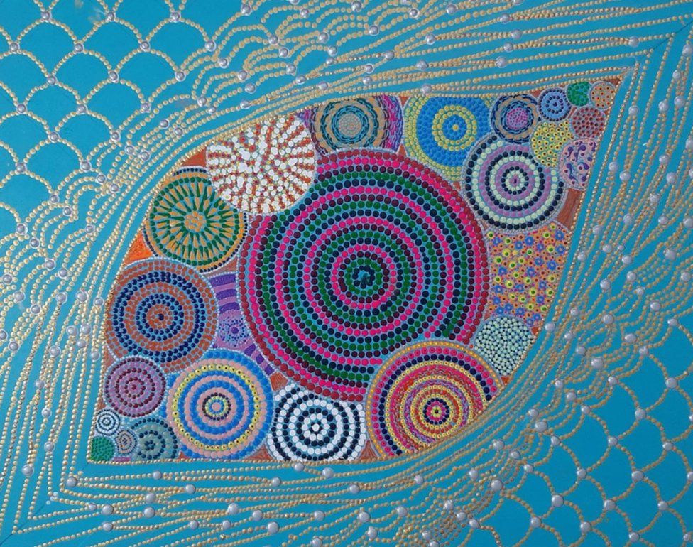 Dot paining with circles