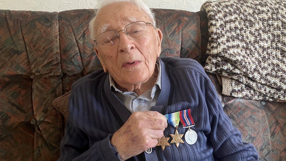 Manchester veteran, Bob Booth, 100, honoured for Norway convoy service