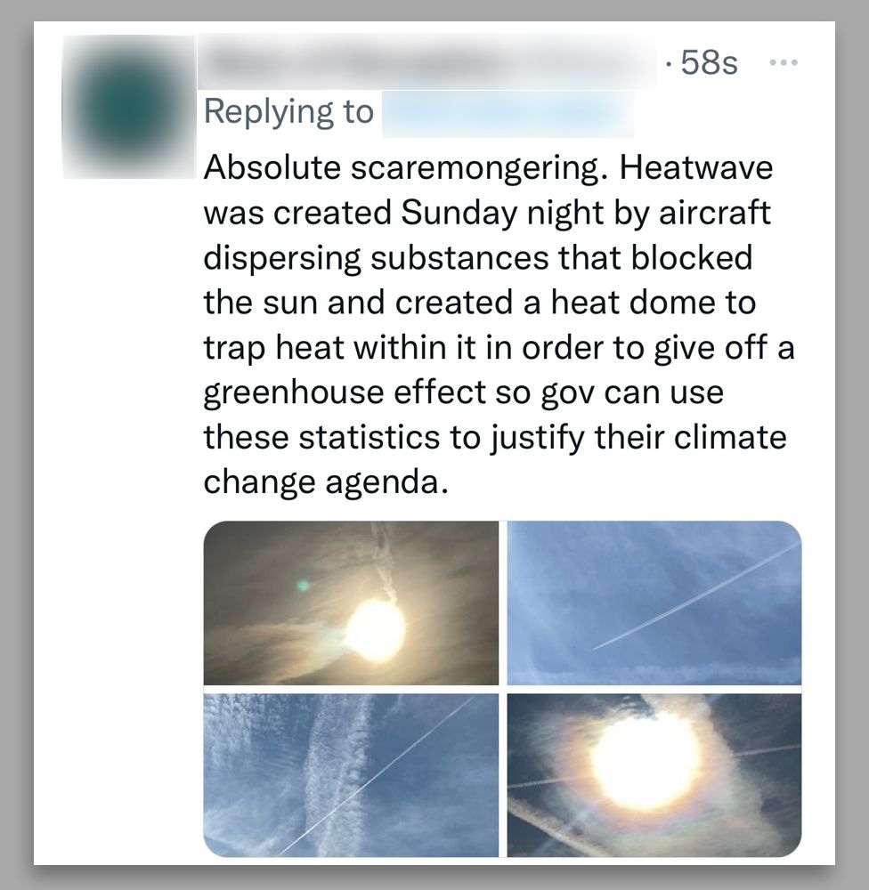 Abusive tweet directed at weather forecaster