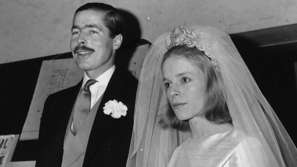 Lord Lucan and Lady Lucan after their marriage
