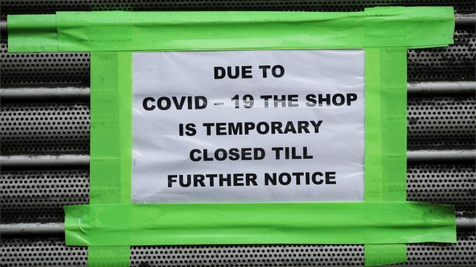 Shop closed sign