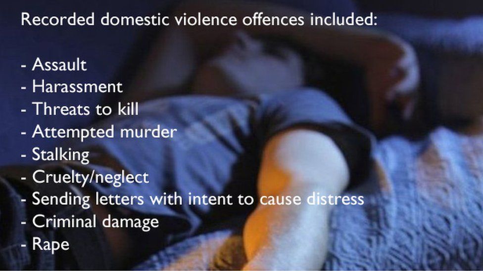 Image showing some of the recorded domestic violence and abuse offences in Wales
