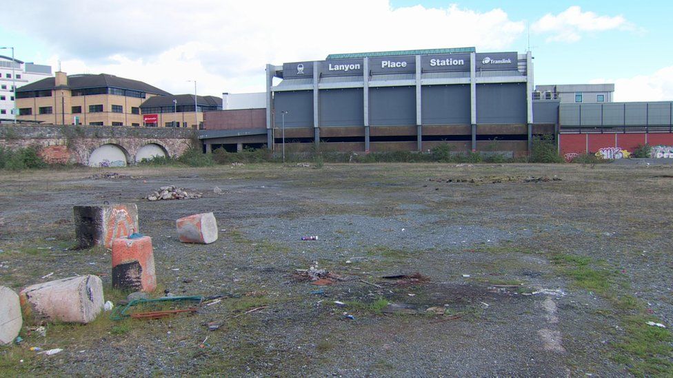The site of proposed social housing