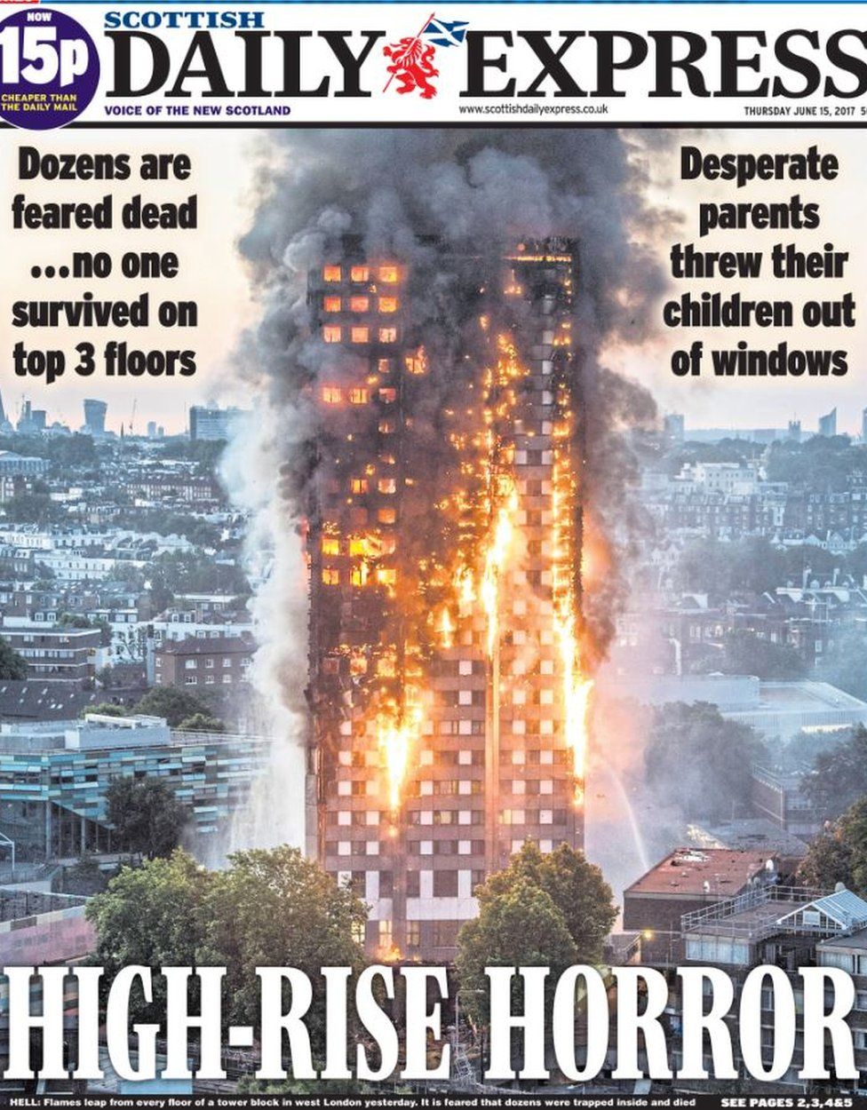 Scotland's papers: High-rise horror - BBC News