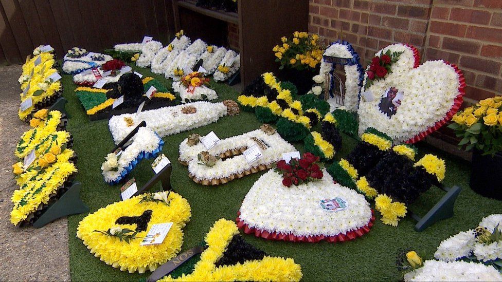 Flowers for funeral