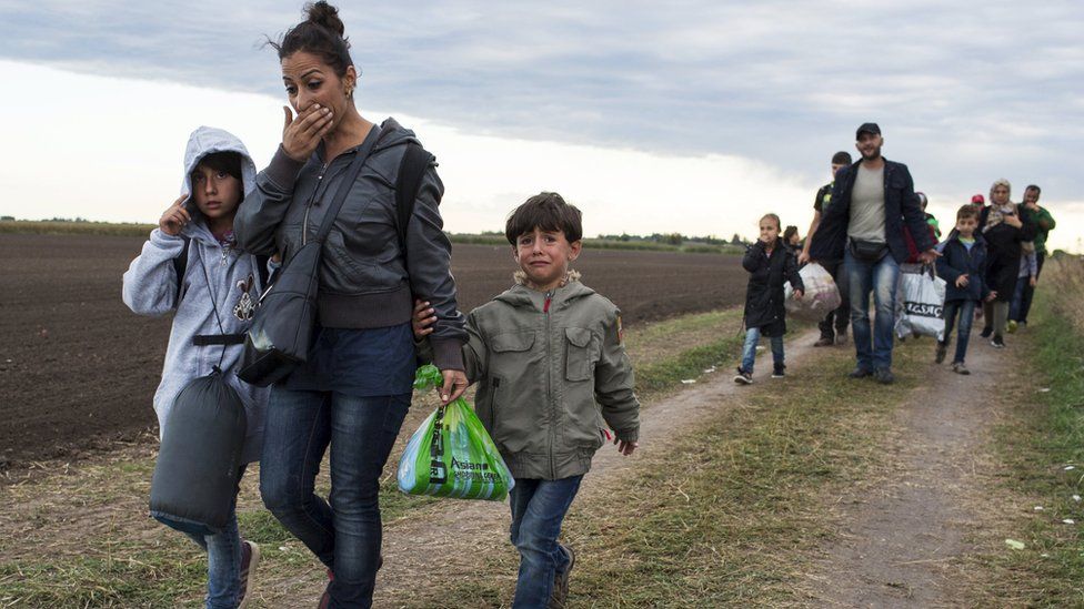 Syrian migrants in Hungary (06/09/15)