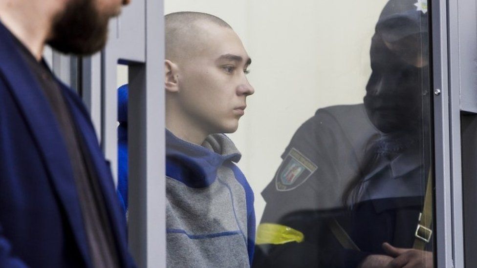 Vadim Shishimarin appears in court for his war crimes trial