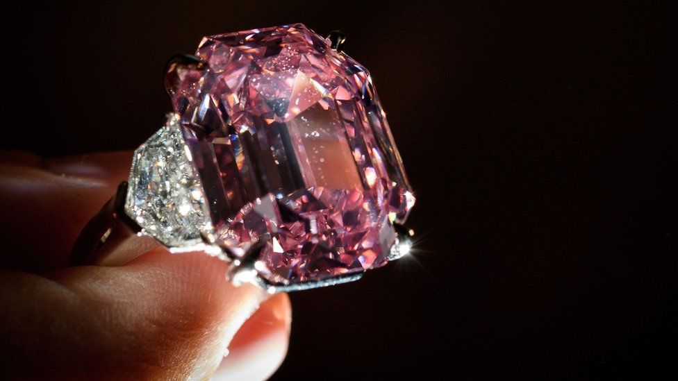 homosexual Prehistoric Retired Pink Legacy diamond sold for world record price - BBC News
