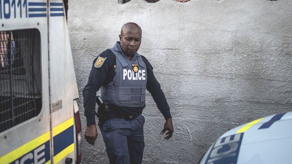 Police raid in Cape Town