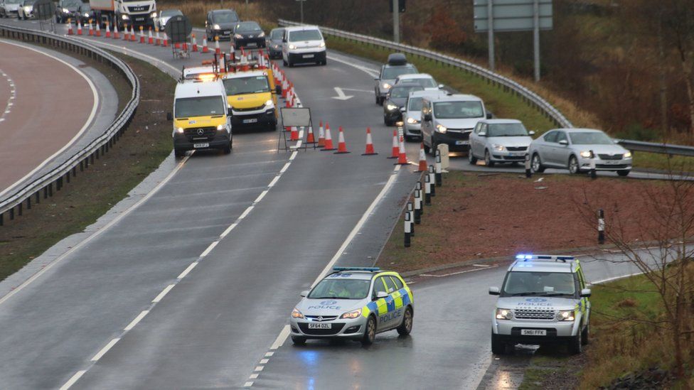 Teenager Seriously Hurt In A9 Crash At Dunblane - BBC News