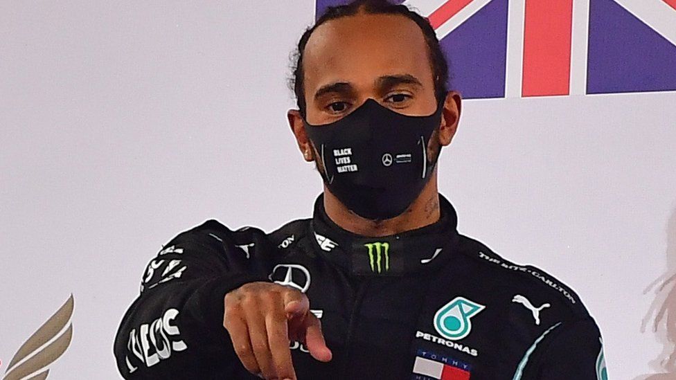 Lewis Hamilton won the BBC's Sports Personality of the Year in 2014
