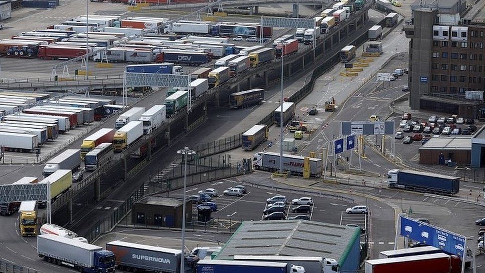 Vehicles at Port of Dover