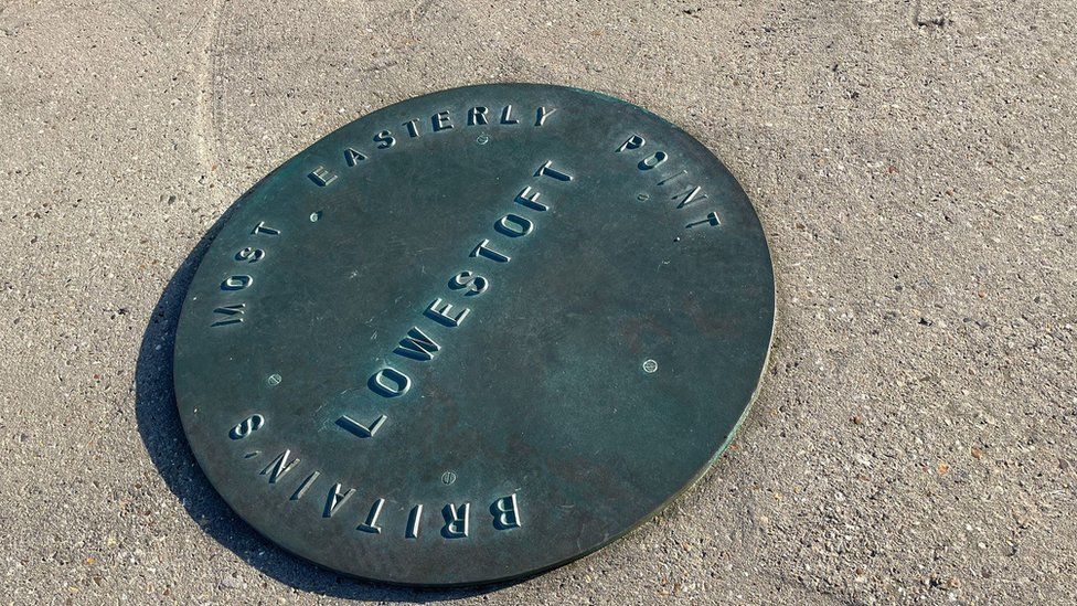 Lowestoft Ness Point sign