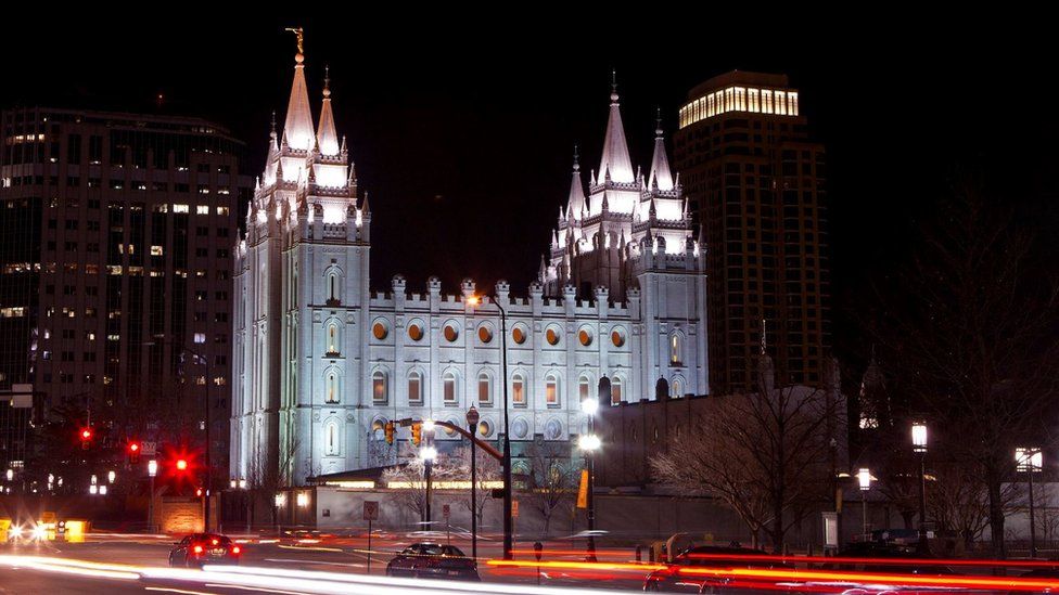 Temple of the Church of Jesus Christ of Latter-Day Saints Salt Lake City, Utah.