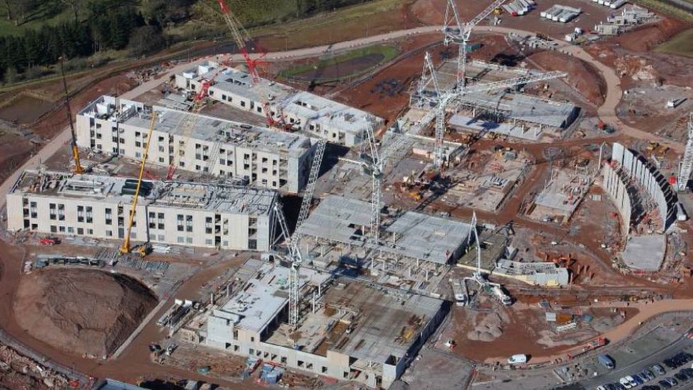 Dumfries hospital Pictures show £270m project progress BBC News