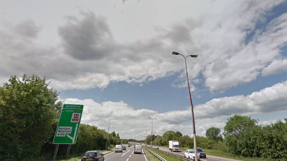 A127 near Wickford, Essex