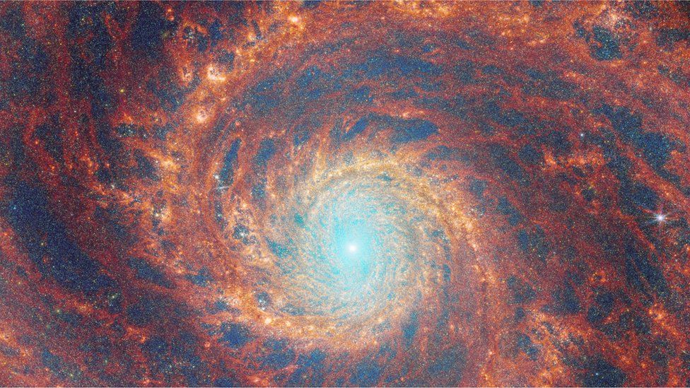 James Webb: Space telescope captures image of M51 whirlpool galaxy ...