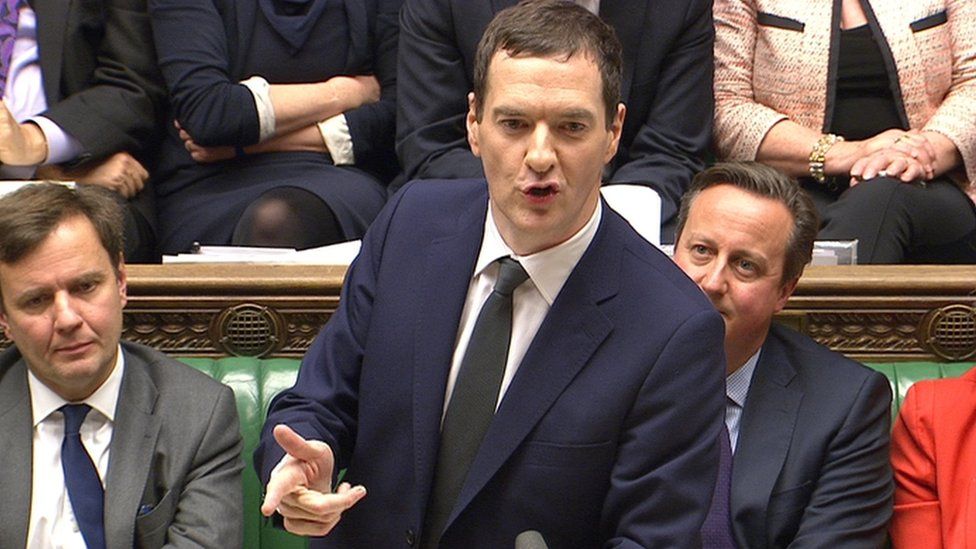 George Osborne in the House of Commons