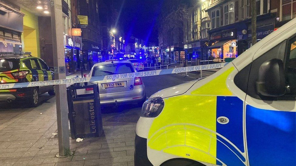 Leicester Male found with serious injuries in city street BBC News