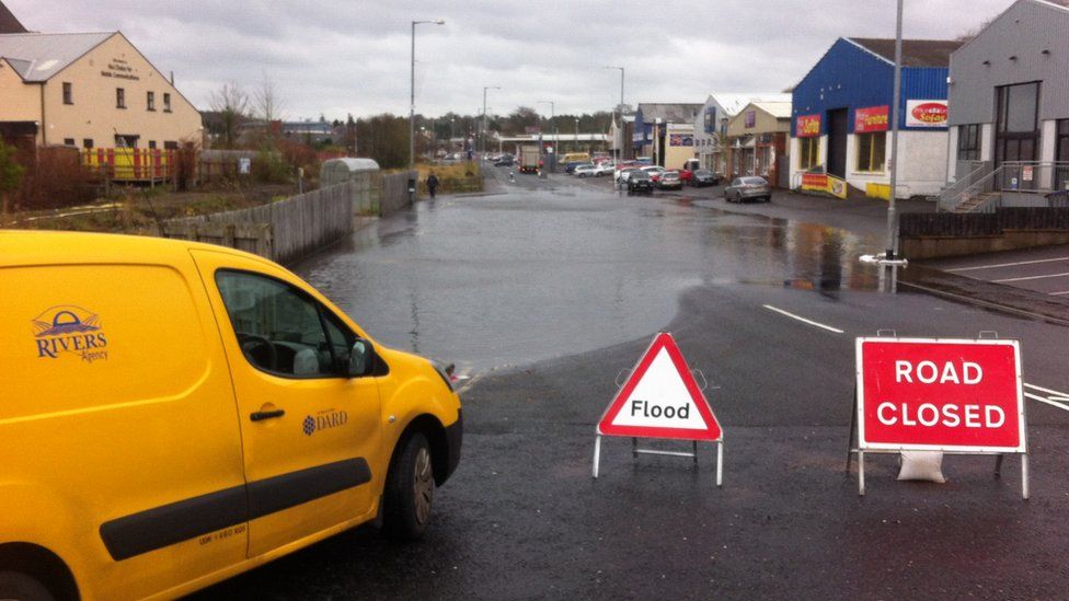 The Rivers Agency has been pumping water at Derrychara Link in Enniskillen