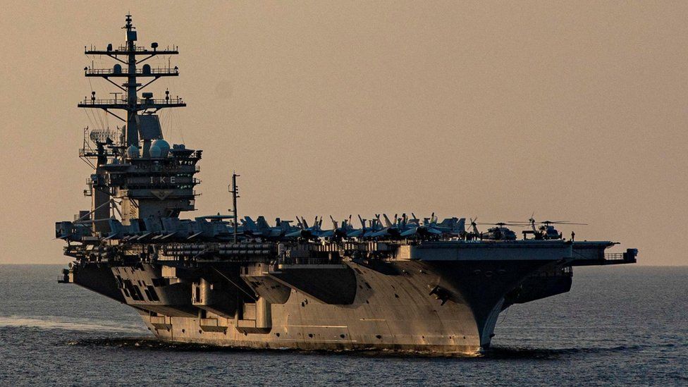 USS Eisenhower aircraft carrier