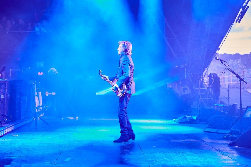 Paul McCartney on Glastonbury's Pyramid Stage