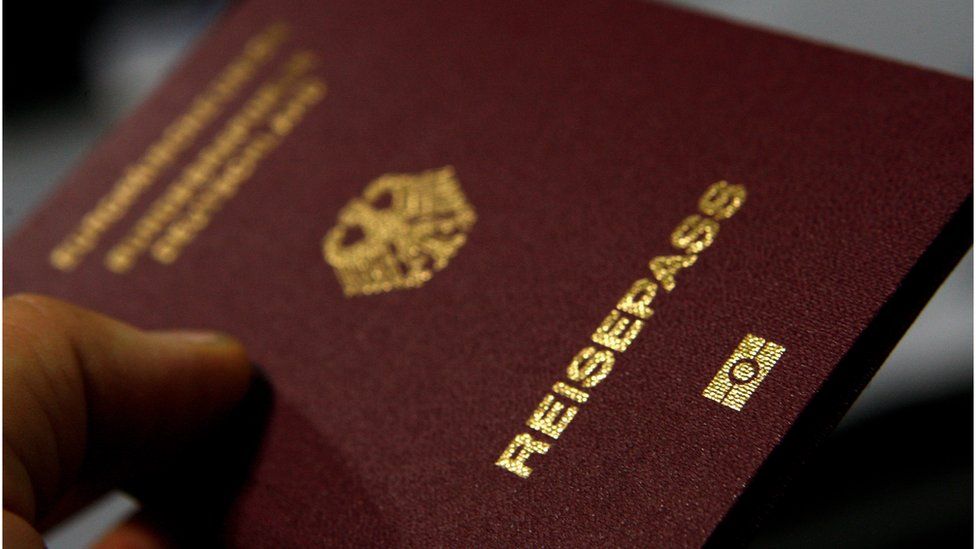 A German passport (file photo)