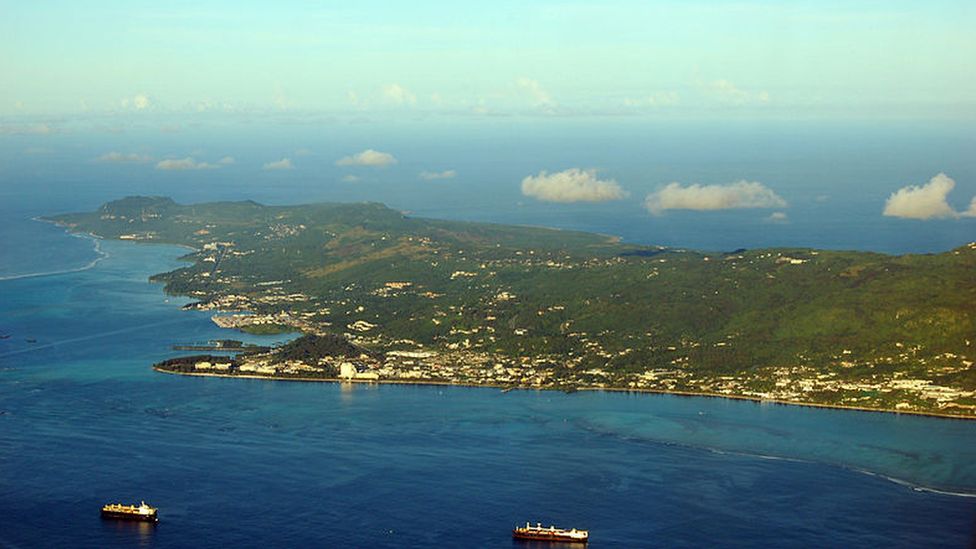 Saipan, in the North Marianas