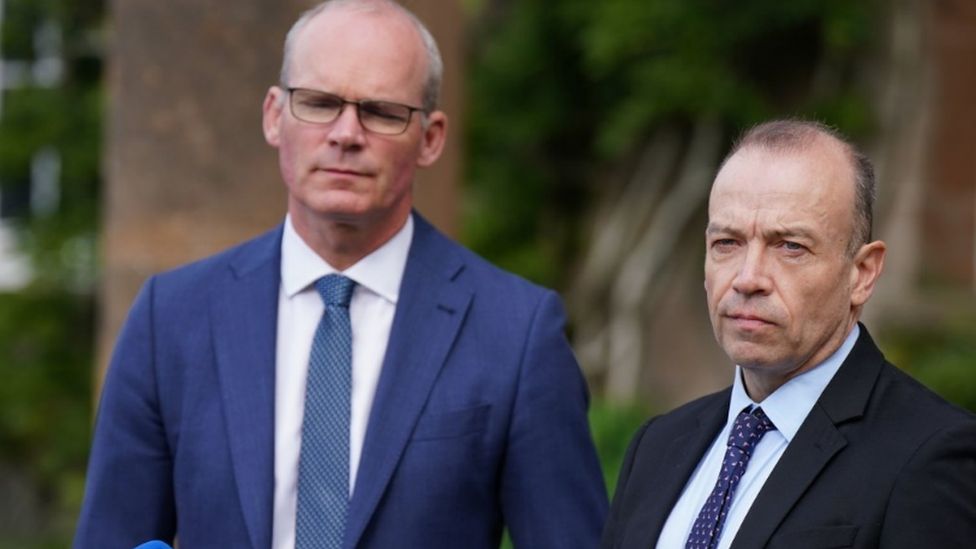 Simon Coveney and Chris Heaton-Harris