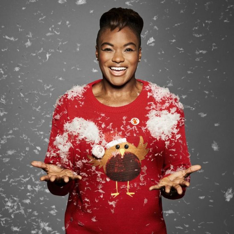 Celebrities go all out for Christmas Jumper Day 2018 BBC