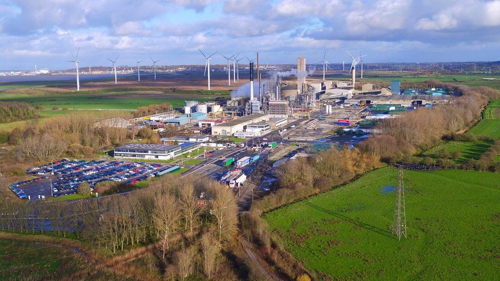 CF Fertilisers manufacturing plant in Ince, near Chester