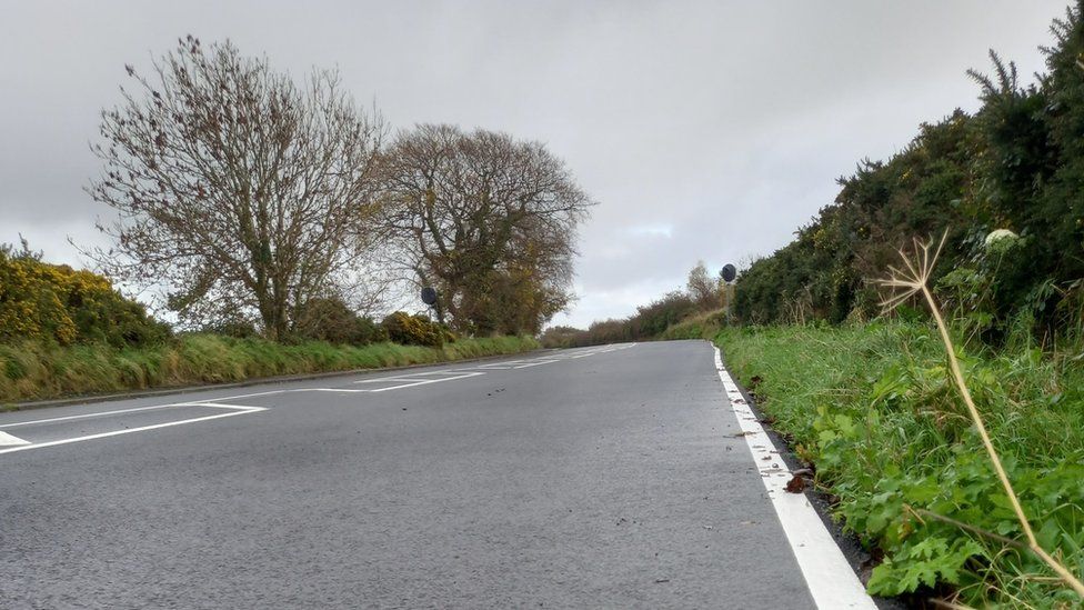Newly resurfaced section of the A5 New Castletown Road at Richmond Hill in Braddan