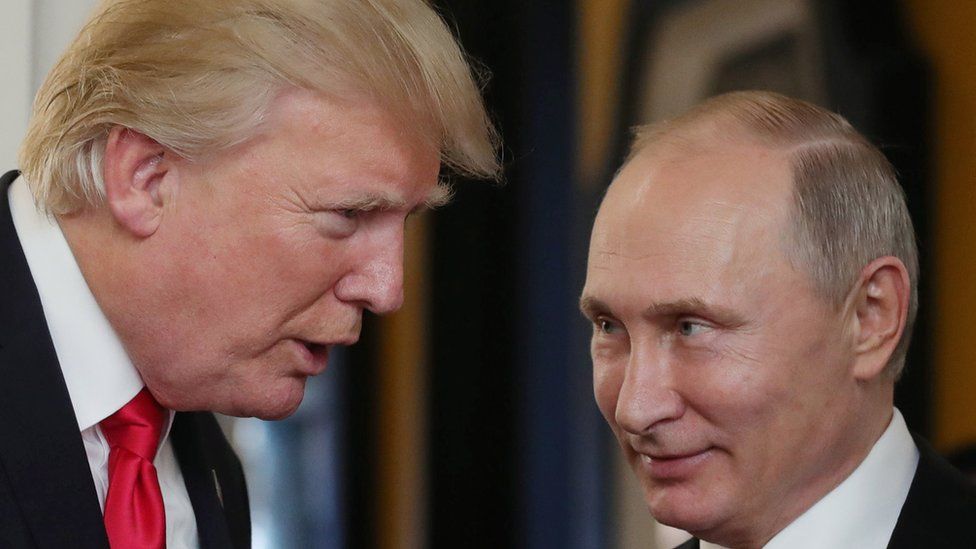 Donald Trump and Vladimir Putin