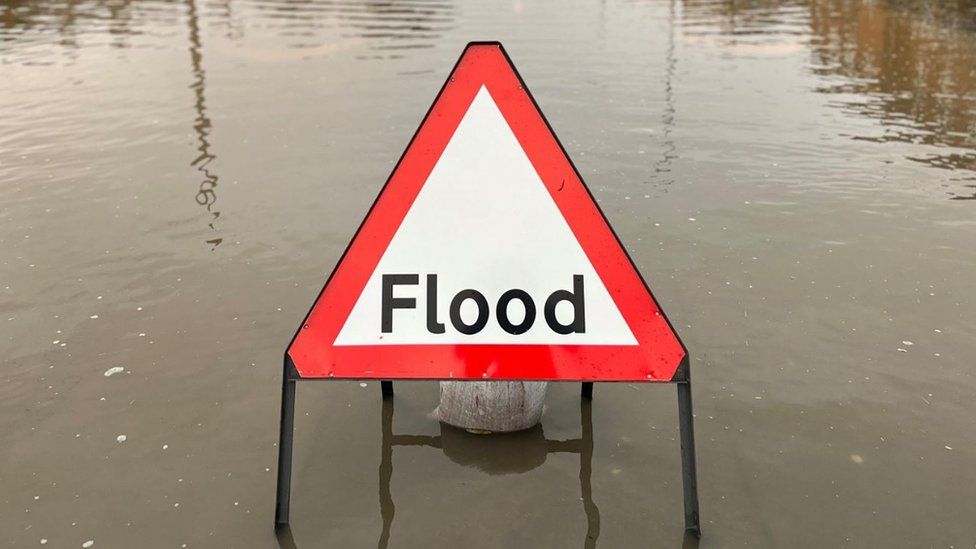 Flooding sign