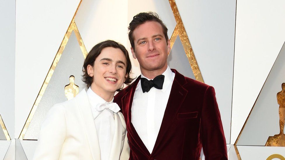 Timothee Chalamet and Armie Hammer