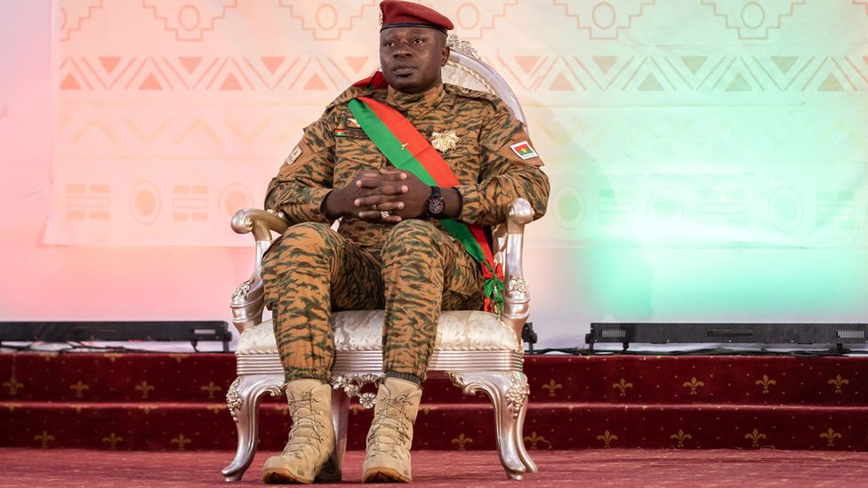 Burkina Faso's President: Paul-Henri Sandaogo Damiba