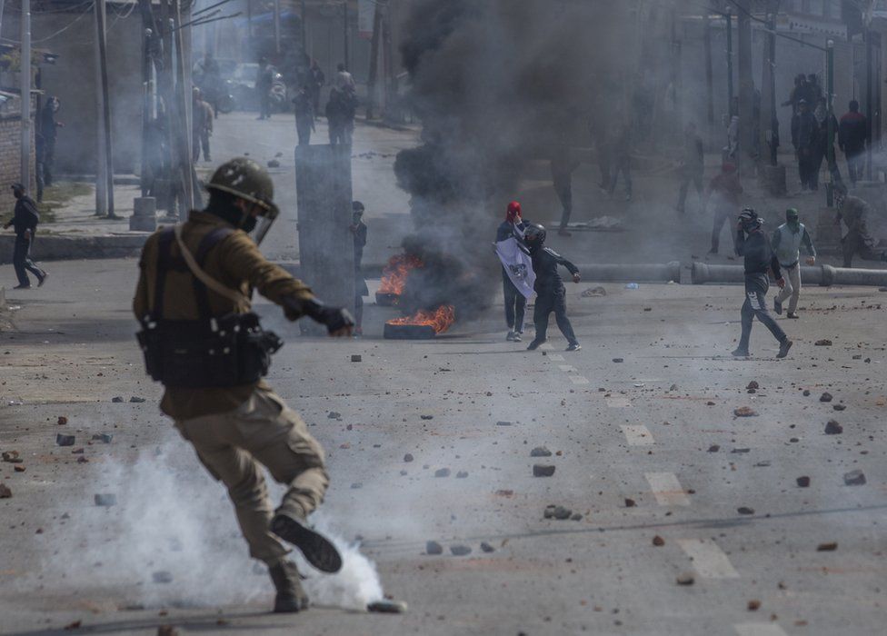 Kashmir has been racked by protests that often turn violent