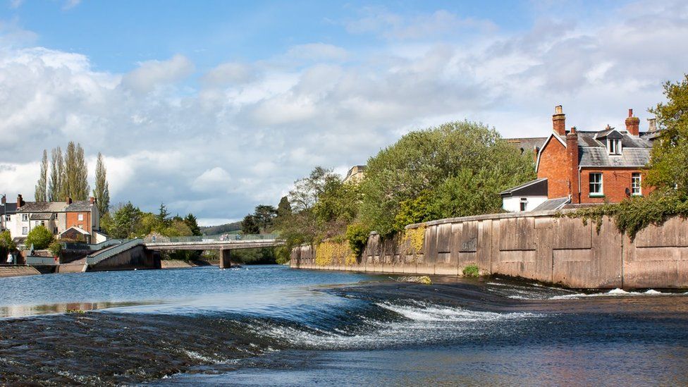 River Exe in Tiverton