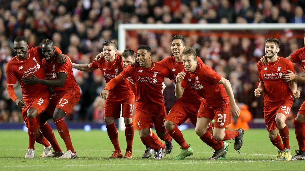 Liverpool through to the Capital One Cup final after penalties - BBC