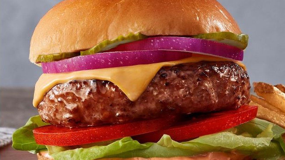 A Beyond Meat burger