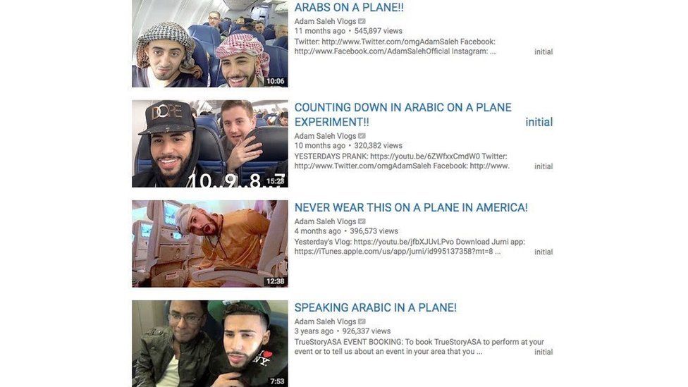 YouTube star Adam Saleh 'kicked off' Delta Air Lines flight - BBC News