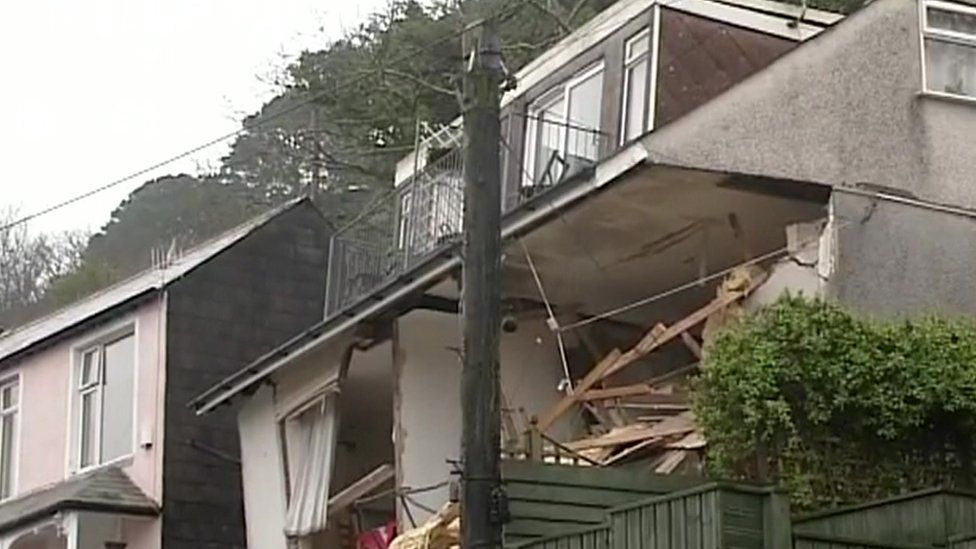 Looe landslide