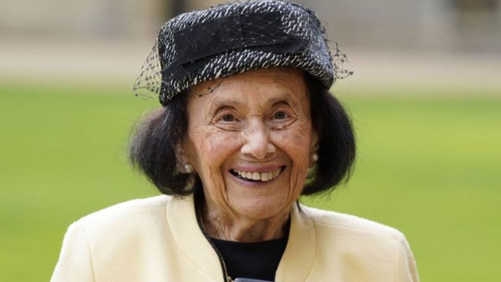 Holocaust survivor Lily Ebert after was made a MBE in January 2023