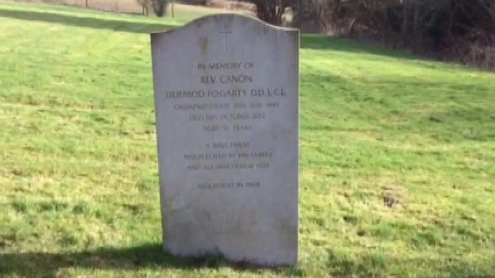 Canon Dermod Fogarty's Headstone